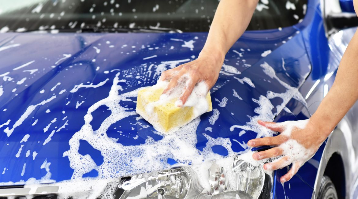 how to wash your car at home