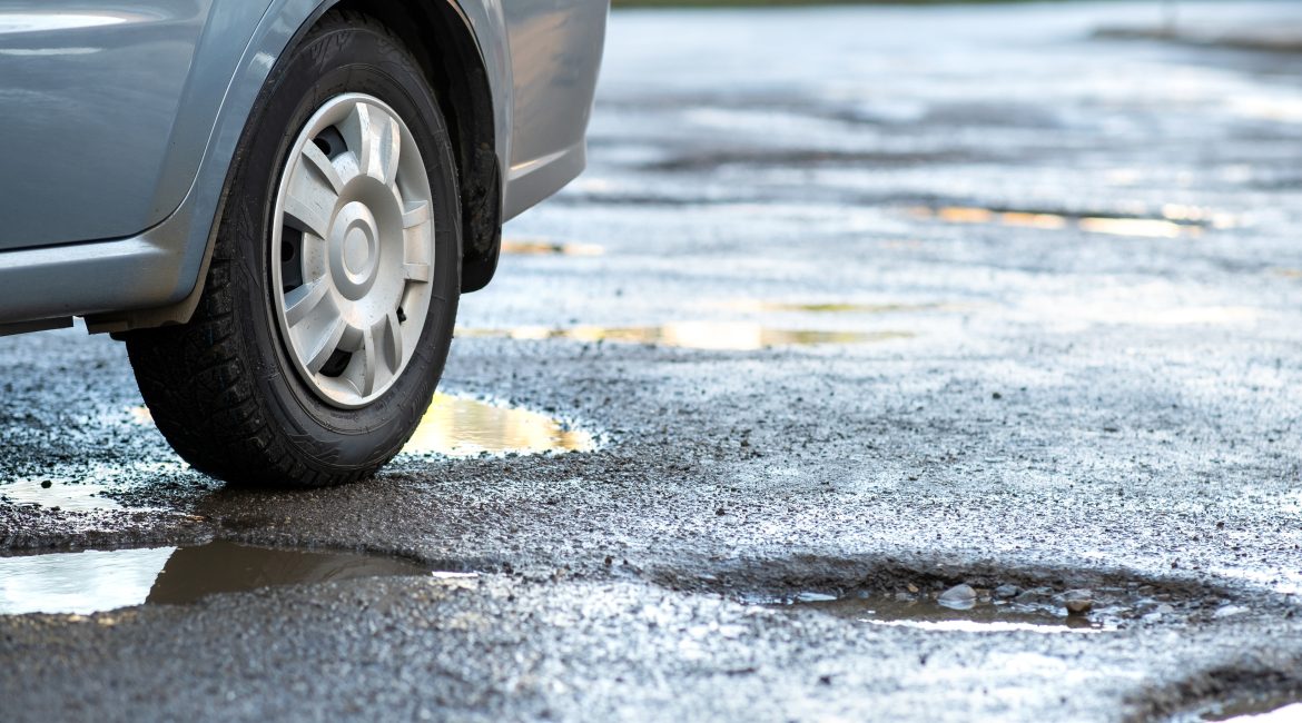 pothole wheel damage
